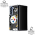 NFL Pittsburgh Steelers Tropical Print Galaxy Z Fold6 Clear Case