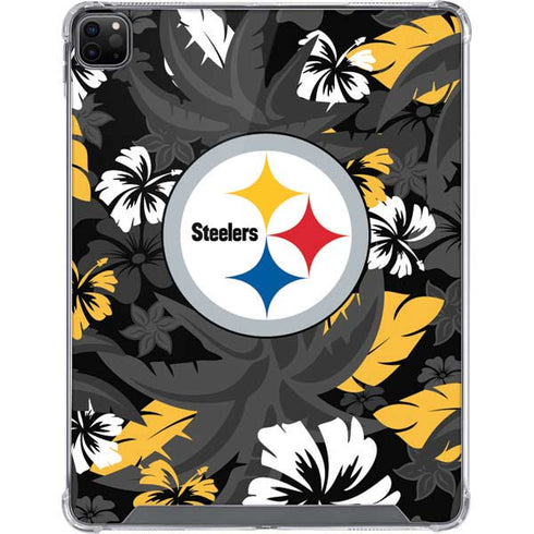 NFL Pittsburgh Steelers Tropical Print iPad Cases