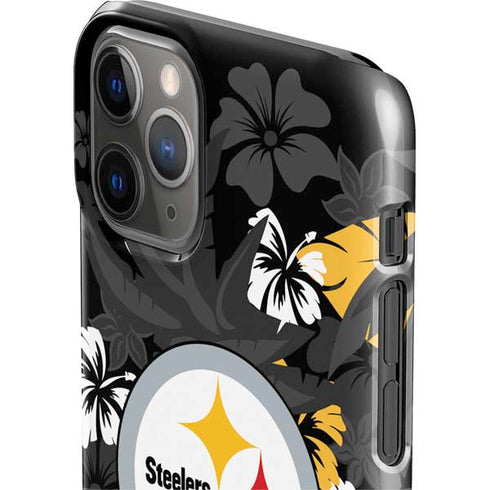 NFL Pittsburgh Steelers Tropical Print iPhone 11 Pro Lite Case