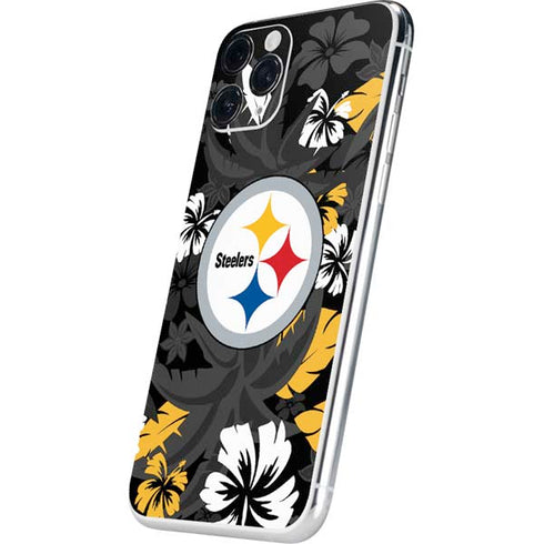 NFL Pittsburgh Steelers Tropical Print iPhone 11 Pro Skin
