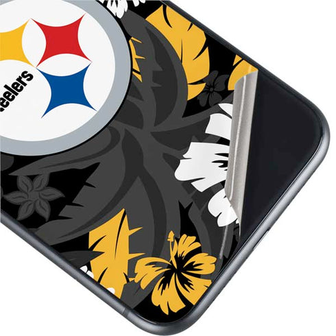 NFL Pittsburgh Steelers Tropical Print iPhone 11 Skin