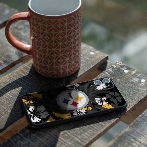 NFL Pittsburgh Steelers Tropical Print iPhone 11 Skin