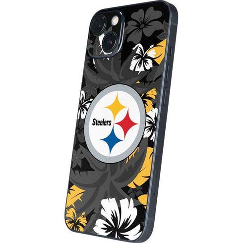 NFL Pittsburgh Steelers Tropical Print iPhone Skins