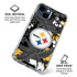 NFL Pittsburgh Steelers Tropical Print iPhone 15 Clear Case