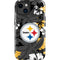 NFL Pittsburgh Steelers Tropical Print iPhone 15 Impact Case