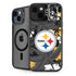 NFL Pittsburgh Steelers Tropical Print iPhone 15 Plus Kickstand Case