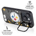 NFL Pittsburgh Steelers Tropical Print iPhone 15 Plus Kickstand Case