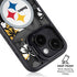 NFL Pittsburgh Steelers Tropical Print iPhone 15 Plus Kickstand Case