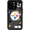 NFL Pittsburgh Steelers Tropical Print iPhone 15 Pro Waterproof Case