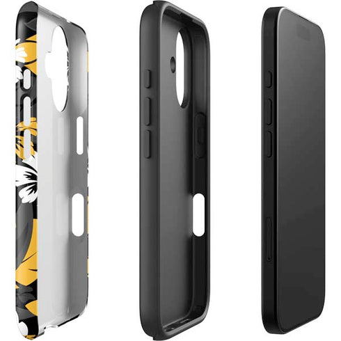 NFL Pittsburgh Steelers Tropical Print iPhone 16 Impact Case