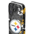 NFL Pittsburgh Steelers Tropical Print iPhone 16 Plus Impact Case