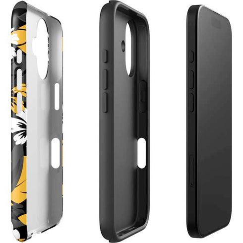 NFL Pittsburgh Steelers Tropical Print iPhone 16 Plus Impact Case