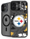 NFL Pittsburgh Steelers Tropical Print iPhone 16 Plus Kickstand Case
