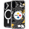 NFL Pittsburgh Steelers Tropical Print iPhone 16 Plus MagSafe Case