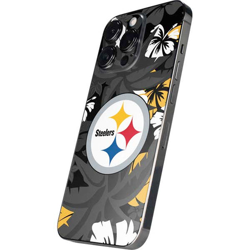 NFL Pittsburgh Steelers Tropical Print iPhone 16 Pro Skin