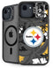 NFL Pittsburgh Steelers Tropical Print iPhone 16e Kickstand Case