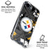 NFL Pittsburgh Steelers Tropical Print iPhone 16e Clear Case