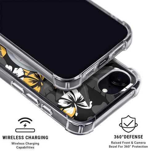 NFL Pittsburgh Steelers Tropical Print iPhone 16e MagSafe Case