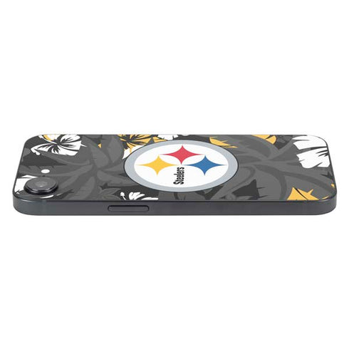 NFL Pittsburgh Steelers Tropical Print iPhone 16e Skin