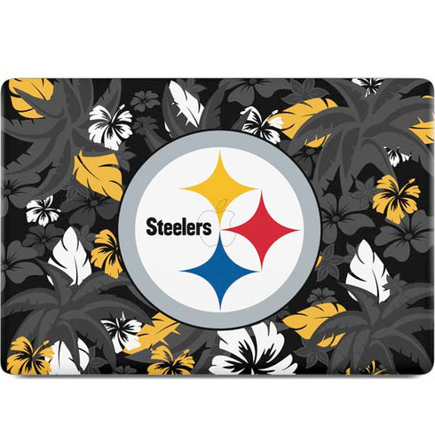 NFL Pittsburgh Steelers Tropical Print MacBook Skins