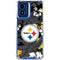 NFL Pittsburgh Steelers Tropical Print Moto G 5G (2024) Clear Case