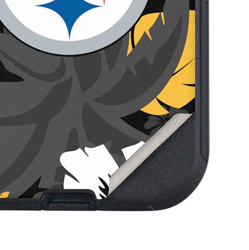 NFL Pittsburgh Steelers Tropical Print Otterbox Defender iPhone Skin