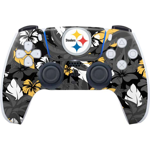 NFL Pittsburgh Steelers Tropical Print PlayStation PS5 Skins