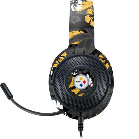 NFL Pittsburgh Steelers Tropical Print Razer Kraken X Skin