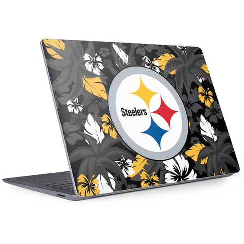 NFL Pittsburgh Steelers Tropical Print Surface Laptop 3 13.5in Skin