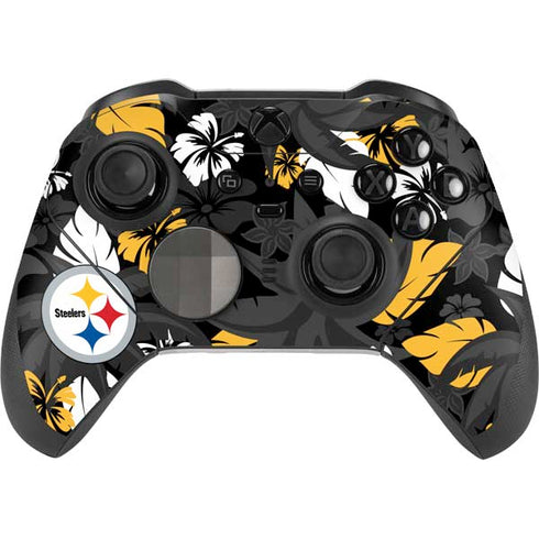 NFL Pittsburgh Steelers Tropical Print Xbox Elite Wireless Controller Series 2 Skin