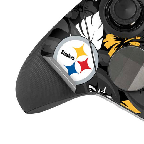 NFL Pittsburgh Steelers Tropical Print Xbox Elite Wireless Controller Series 2 Skin