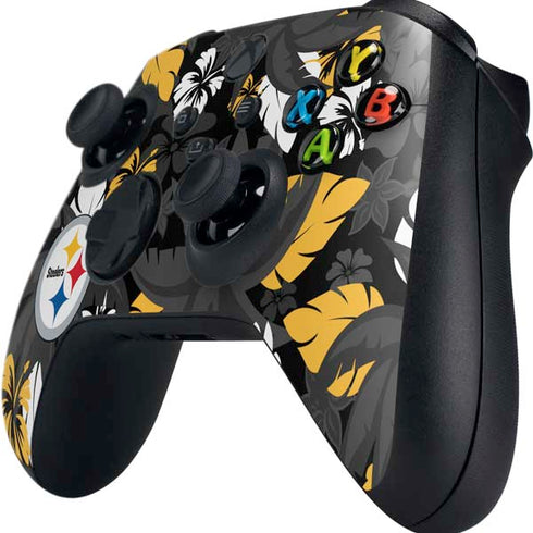 NFL Pittsburgh Steelers Tropical Print Xbox Series X Controller Skin