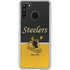 NFL Pittsburgh Steelers Vintage Galaxy A21 Clear Case