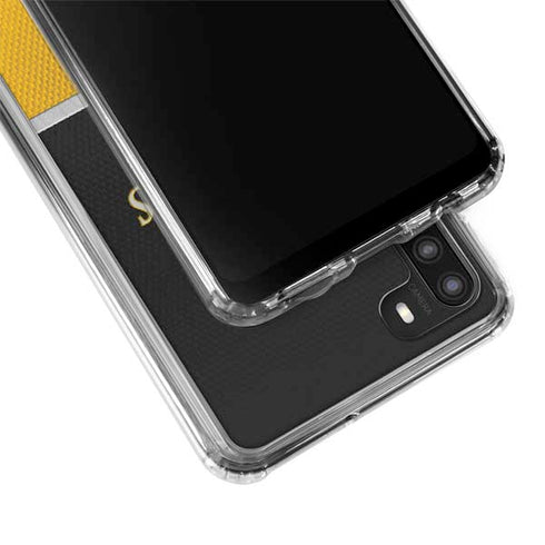 NFL Pittsburgh Steelers Vintage Galaxy A21 Clear Case