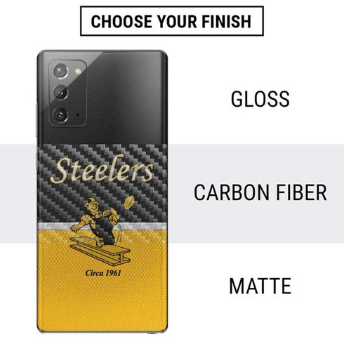 NFL Pittsburgh Steelers Vintage Galaxy Note20 5G Skin