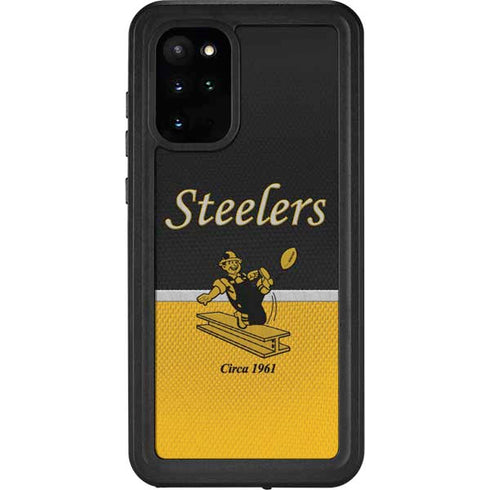 NFL Pittsburgh Steelers Vintage Galaxy S20 Plus Waterproof Case
