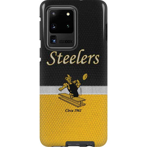 NFL Pittsburgh Steelers Vintage Galaxy S20 Ultra 5G Pro Case