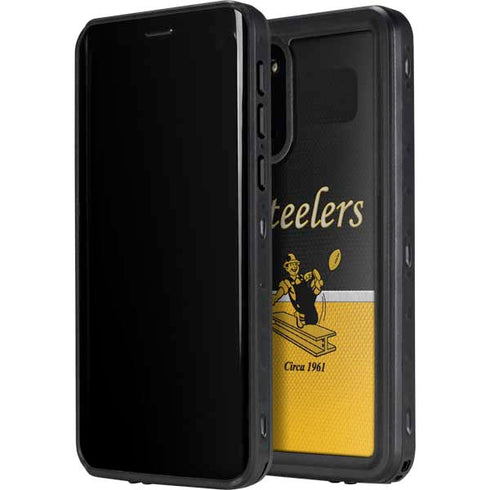 NFL Pittsburgh Steelers Vintage Galaxy S20 Waterproof Case
