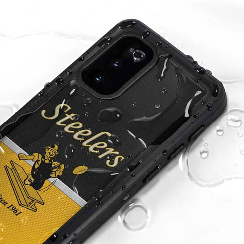 NFL Pittsburgh Steelers Vintage Galaxy S20 Waterproof Case