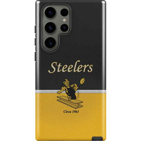 NFL Pittsburgh Steelers Vintage Galaxy S23 Ultra Pro Case