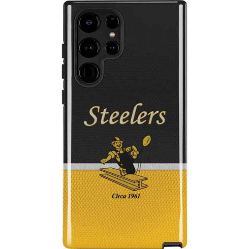 NFL Pittsburgh Steelers Vintage Galaxy S25 Ultra Impact Case