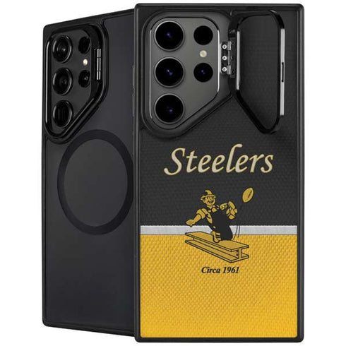 NFL Pittsburgh Steelers Vintage Galaxy S25 Ultra Kickstand Case