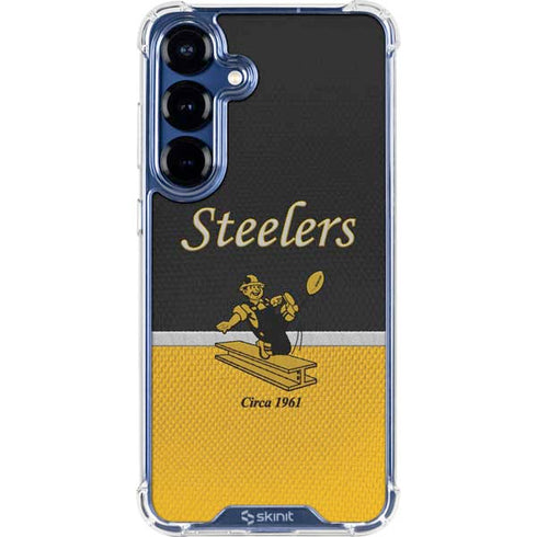 NFL Pittsburgh Steelers Vintage Galaxy S25 Clear Case