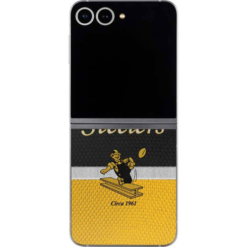NFL Pittsburgh Steelers Vintage Galaxy Z Flip6 Skin