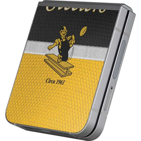 NFL Pittsburgh Steelers Vintage Galaxy Z Flip6 Skin