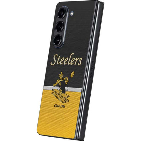 NFL Pittsburgh Steelers Vintage Galaxy Z Fold5 5G Skin