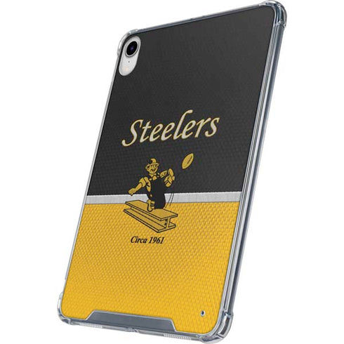 NFL Pittsburgh Steelers Vintage iPad 11th Gen (2025) Clear Case