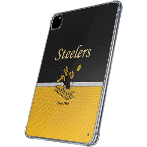 NFL Pittsburgh Steelers Vintage iPad Pro 11in (2024) Clear Case