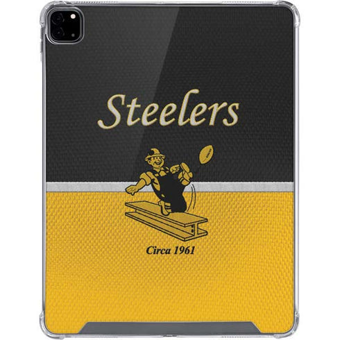 NFL Pittsburgh Steelers Vintage iPad Pro 12.9in (2020) Clear Case