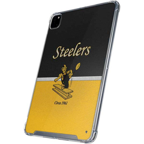 NFL Pittsburgh Steelers Vintage iPad Pro 12.9in (2020) Clear Case